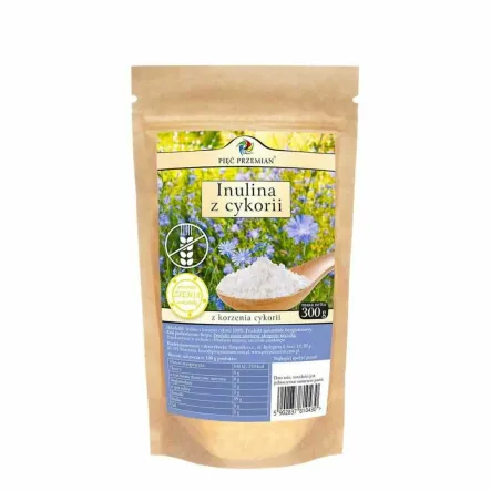 Inulina z Korzenia Cykorii 300 g - Pięć Przemian
