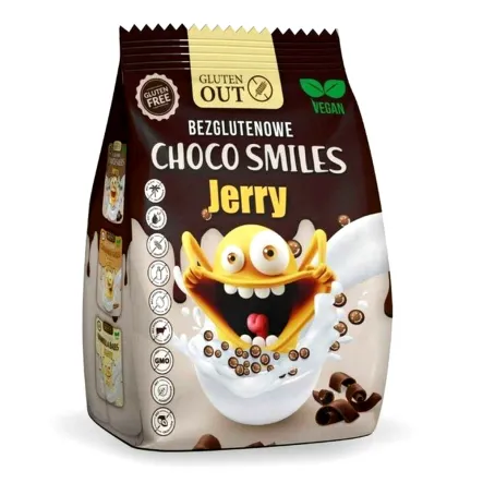 Buźki Śniadaniowe z Kakao Bezglutenowe 375 g - Jerry