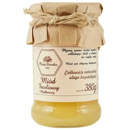 Miód Faceliowy 380 g - Miody Dworskie