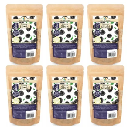 6 x Śliwki Suszone Bez Dodatku Cukru 250 g - Simpatiko