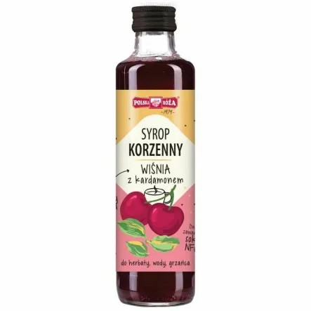 Syrop Korzenny Wiśnia z Kardamonem 250 ml - Polska Róża