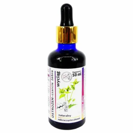 Ostrożeń Czarcie Żebro Wyciąg Mikrocząsteczkowy 50 ml - Organis (data: 31.10.2025)
