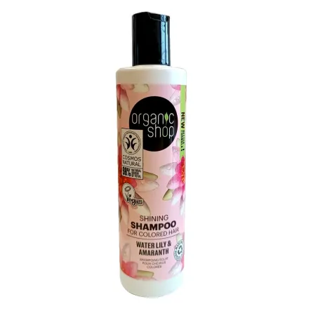 Szampon Do Włosów Farbowanych Zwiększający Blask Eco 280 ml - Organic Shop