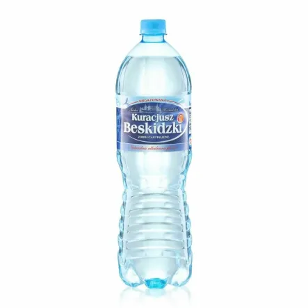 Woda Źródlana Naturalnie Alkaliczna ph 7,7 Niegazowana 1,5 l - Kuracjusz Beskidzki