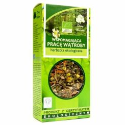 Herbatka Wspomagająca Pracę Wątroby Eko 50 g - Dary Natury