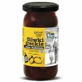 Oliwki Greckie Czarne Kalamata Drylowane 350 g (185 g) - Kier