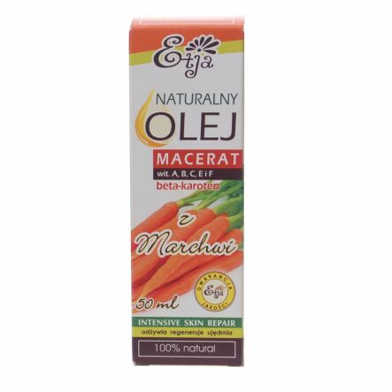 Naturalny Olej Macerat z Korzenia Marchwi (Kosmetyczny) 50 ml - Etja