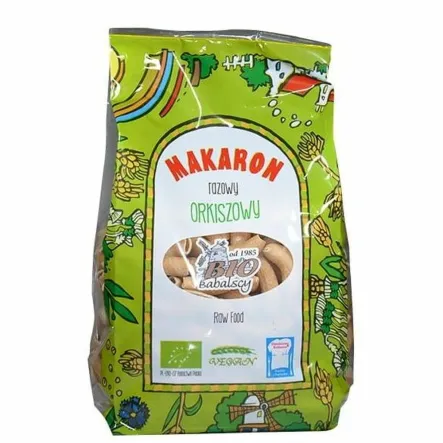 Makaron Orkiszowy Razowy Rurka Bio 400 g - Babalscy 