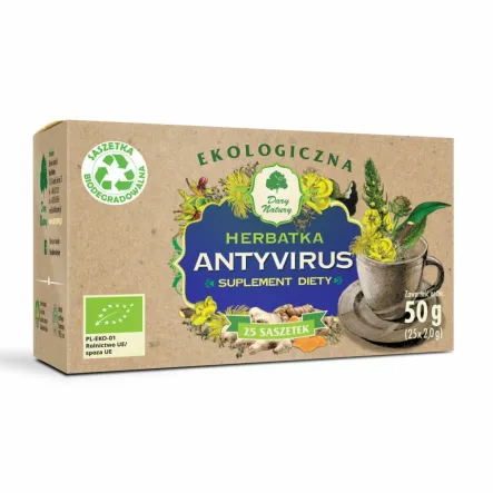 Herbatka Antyvirus Eko 50 g (25 x 2 g) - Dary Natury