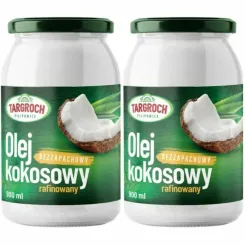 2 x Olej Kokosowy Rafinowany 900 ml Bezzapachowy - Targroch