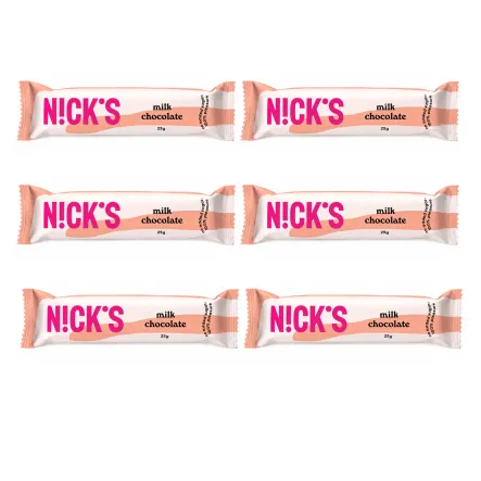 6 x Czekolada Mleczna 25 g - Nicks