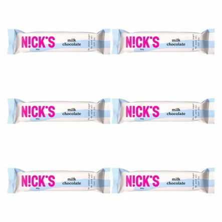 6 x Czekolada Mleczna 25 g - Nicks