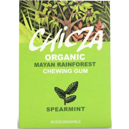 Guma do Żucia o Smaku Łagodnej Mięty Biodegradowalna Bio 30 g Chicza