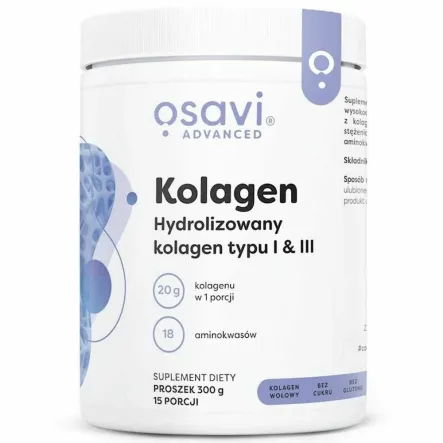 Kolagen Hydrolizowany w Proszku 300 g - Osavi Advanced