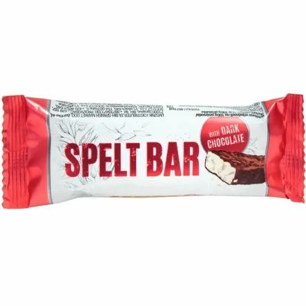 Baton Orkiszowy w Gorzkiej Czekoladzie 18 g Soco