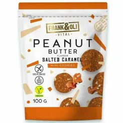 Miękkie Ciasteczka Masło Orzechowe Solony Karmel Bez Dodatku Cukru 100 g - Frank and Oli