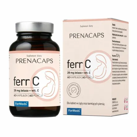 PRENACAPS Ferr C 60 Kapsułek - Formeds