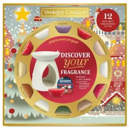 Zestaw Kominek i 12 Wosków PASSPORT TO THE HOLIDAYS - Yankee Candle