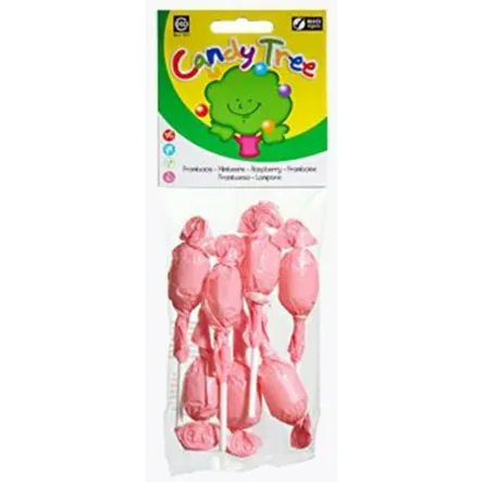 Lizaki Okrągłe Malinowe Bio 70 g (7x 10 g) - Candy Tree