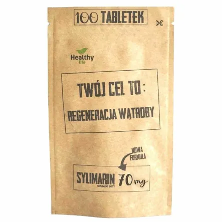 Twój Cel To: Regeneracja Wątroby - Sylimarin 70 mg 100 Tabletek - Simple Day