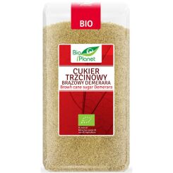 Cukier Trzcinowy Brązowy Demerara Bio 500 g - Bio Planet