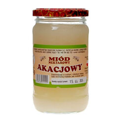 Miód Akacjowy 500 g - Pasieka Sudnik