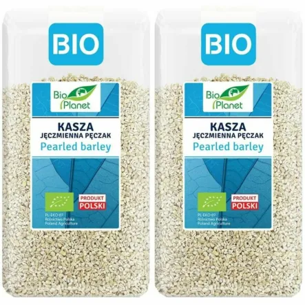 Kasza Jęczmienna Pęczak 1kg = 2 x Kasza Jęczmienna Pęczak Bio 500 g - Bio Planet