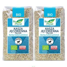 Kasza Jęczmienna Pęczak 1kg = 2 x Kasza Jęczmienna Pęczak Bio 500 g - Bio Planet 