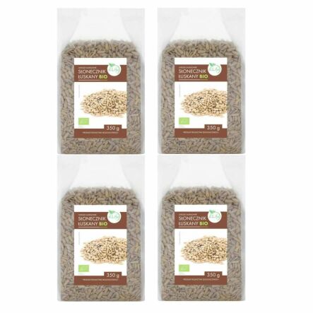 4 x Pestki Słonecznika - Słonecznik Łuskany Bio 350 g - BioLife