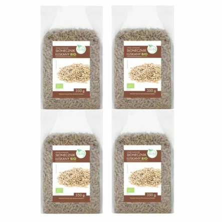 4 x Pestki Słonecznika - Słonecznik Łuskany Bio 350 g - BioLife