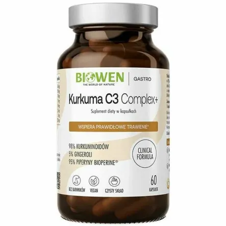 Kurkuma C3 Complex+ 60 Kapsułek - Biowen