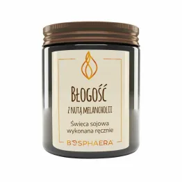 Świeca Sojowa Błogość z Nutą Melancholii 190 g - Bosphaera