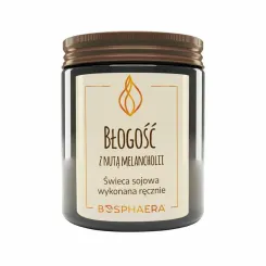 Świeca Sojowa Błogość z Nutą Melancholii 190 g - Bosphaera