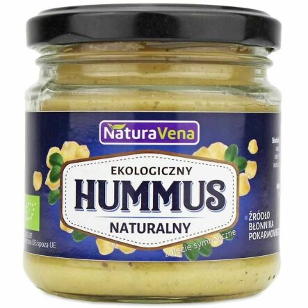 Hummus Naturalny Bio 185 g - NaturAvena