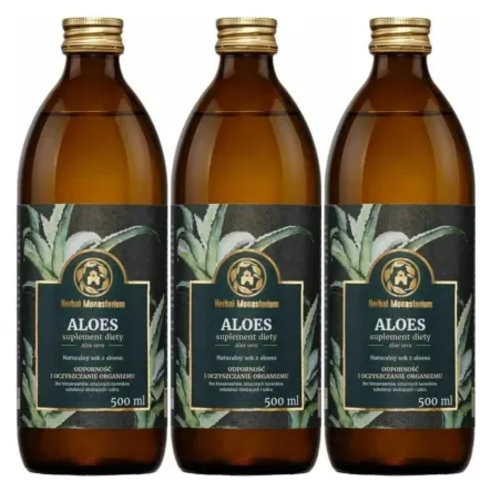 3 x Aloes 500 ml - Herbal Monasterium