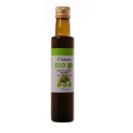 Bio Olej Konopny 250 ml - Intenson 