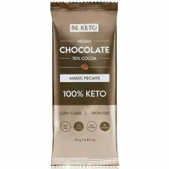 Keto Czekolada z Orzechami Pekan+ MCT 80 g - Beketo