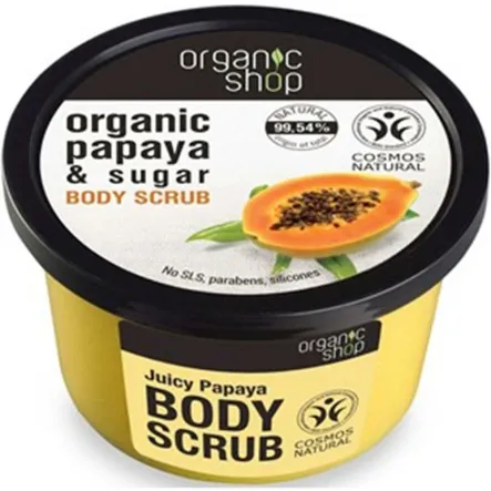 Peeling Do Ciała Soczysta Papaja 250 ml - Organic Shop