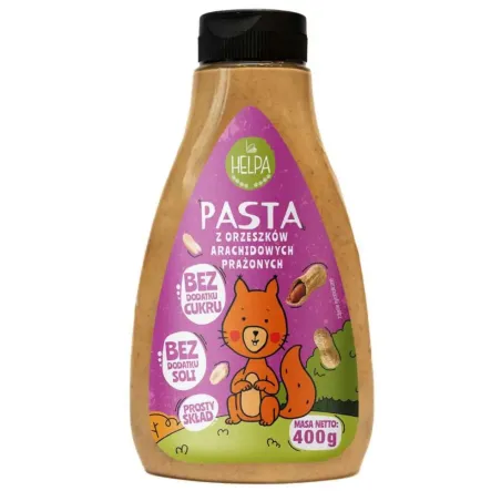 Pasta z Orzeszków Arachidowych Prażonych 400 g - Helpa