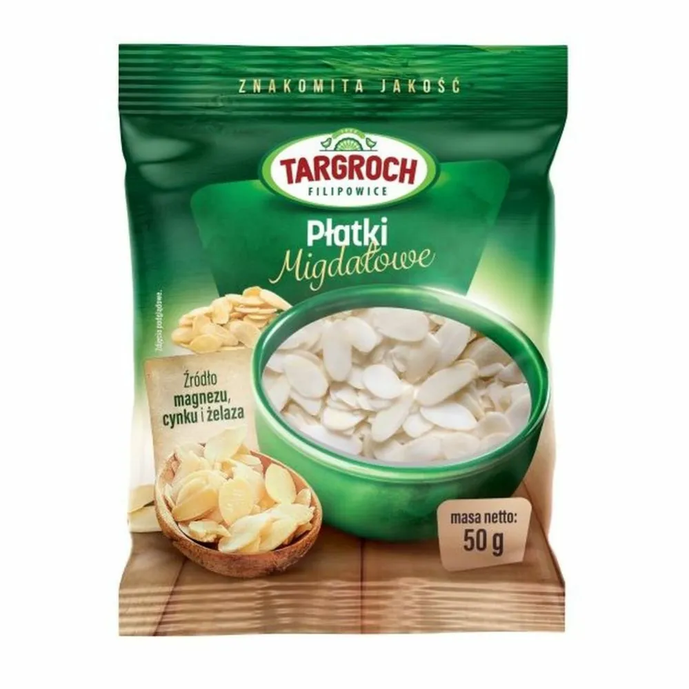 Migdały Płatki 50 g - Targroch 