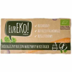 Bulion Warzywny w Kostkach Bezglutenowy Bio 100 g - Eureko