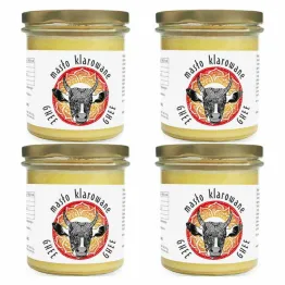 4 x Masło Klarowane Ghee 240 g - Pięć Przemian