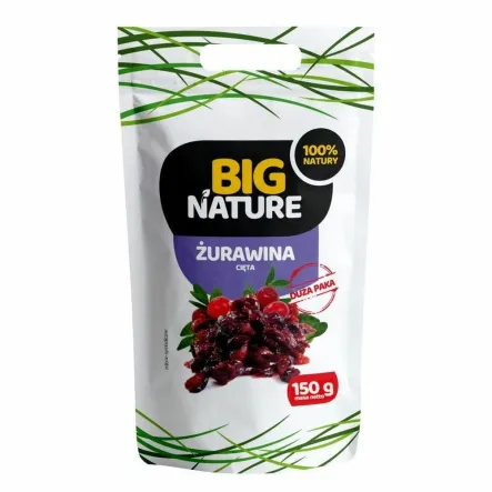 Żurawina Suszona Cięta 150 g - Big Nature