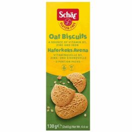 Ciastka Owsiane Bezglutenowe 130 g (2x 65 g) - Schar