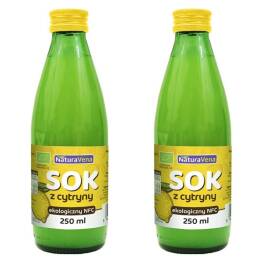 2 x Sok z Cytryny 250 ml Bio - NaturAvena