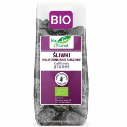 Śliwki Kalifornijskie Bez Pestek Suszone Bezglutenowe Bio 200 g - Bio Planet
