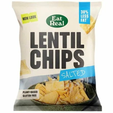 Chipsy z Soczewicy Solone Bezglutenowe 40 g - Eat Real (data: 13.01.2025)