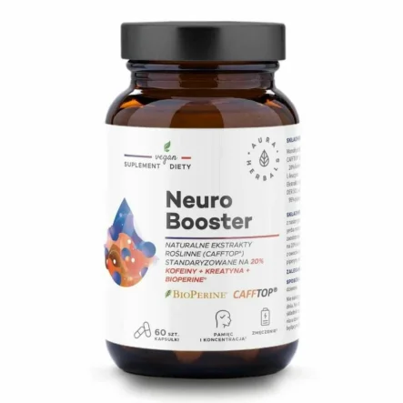 Neuro Booster 60 Kapsułek - Aura Herbals (data: 11.04.2026)