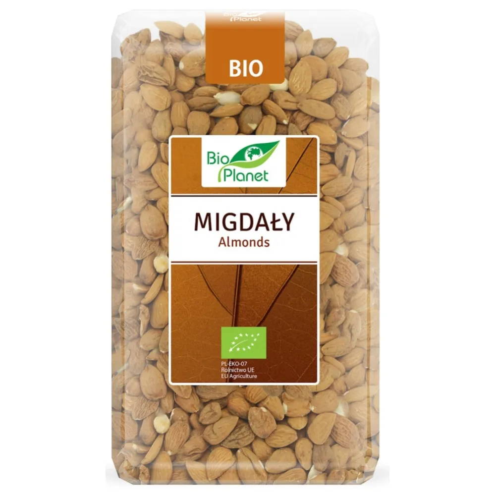 Migdały Bio 1 kg - Bio Planet - Ekologiczne