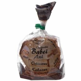 Ciasteczka Babci Ani Orkiszowe Kakaowe Bez Dodatku Cukru 100 g - Ania